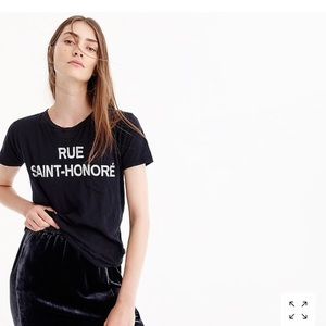 Jcrew “Rue Saint-Honoré" graphic T-shirt